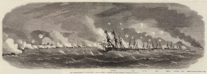 The Bombardment of Kagosima, Japan